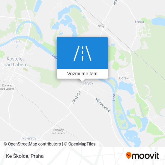 Ke Školce mapa