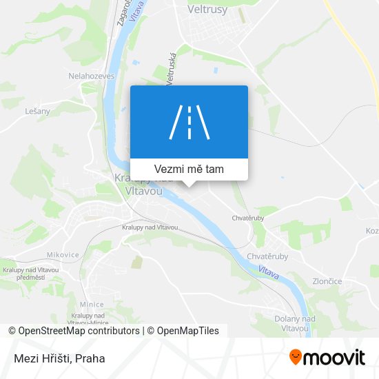 Mezi Hřišti mapa