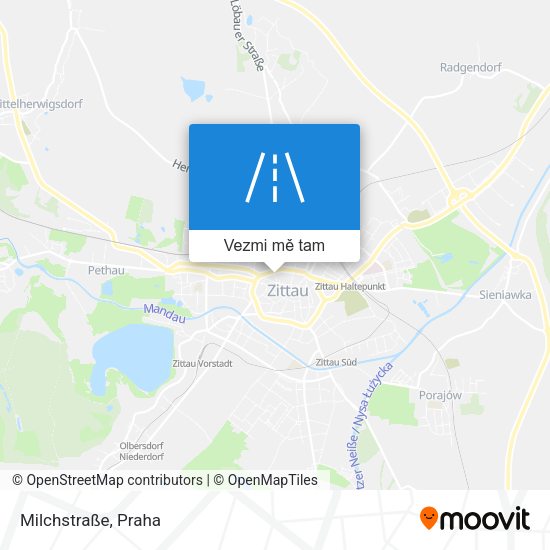 Milchstraße mapa