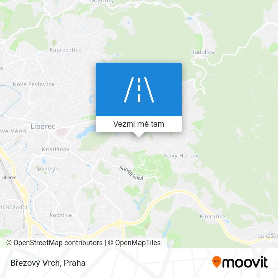 Březový Vrch mapa