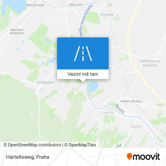 Härteltsweg mapa