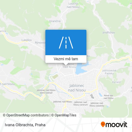Ivana Olbrachta mapa