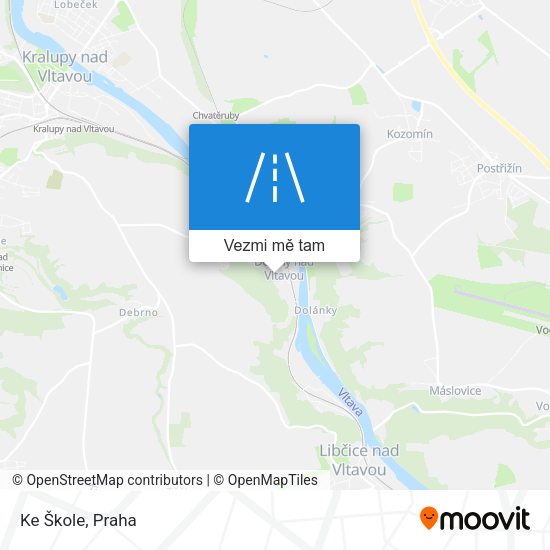 Ke Škole mapa