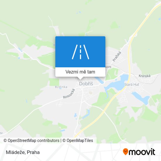 Mládeže mapa