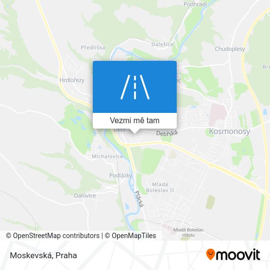 Moskevská mapa