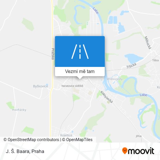 J. Š. Baara mapa