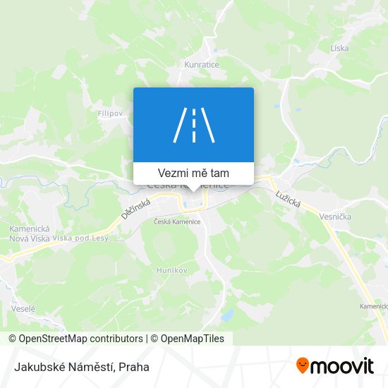 Jakubské Náměstí mapa