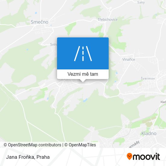 Jana Froňka mapa