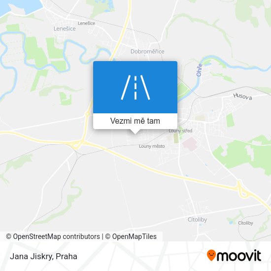 Jana Jiskry mapa