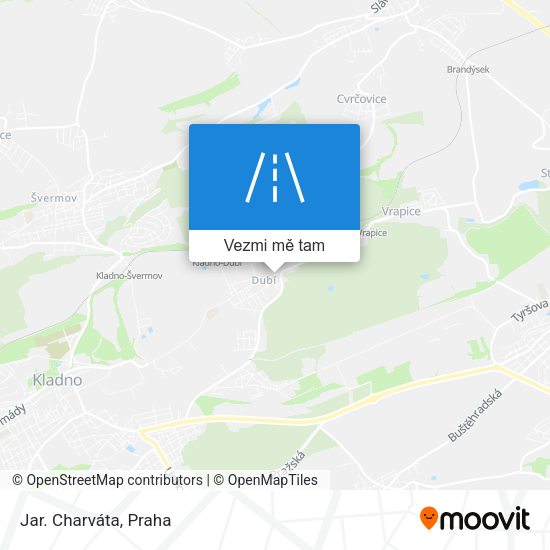 Jar. Charváta mapa