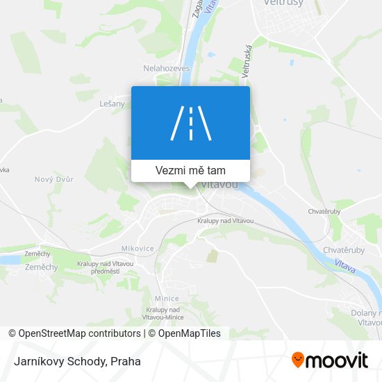 Jarníkovy Schody mapa