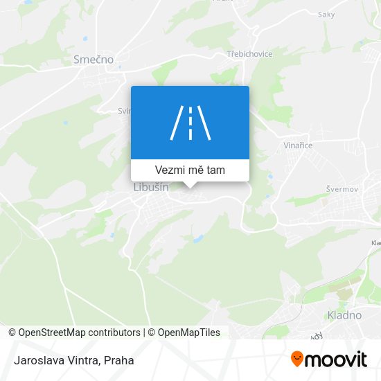 Jaroslava Vintra mapa