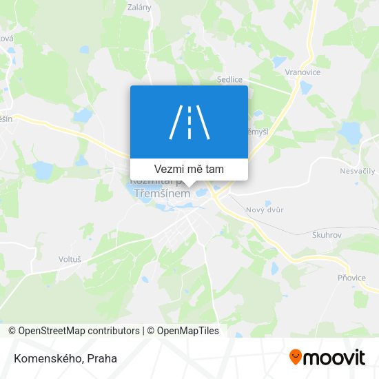 Komenského mapa