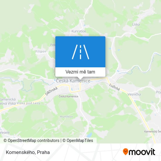 Komenského mapa