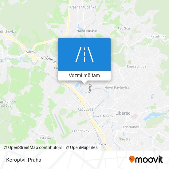Koroptví mapa