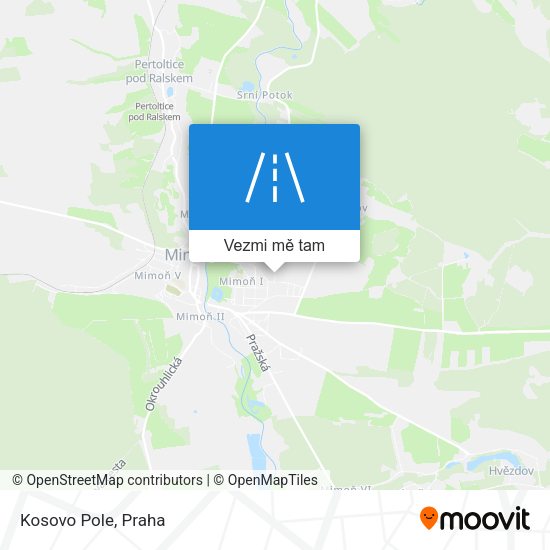 Kosovo Pole mapa