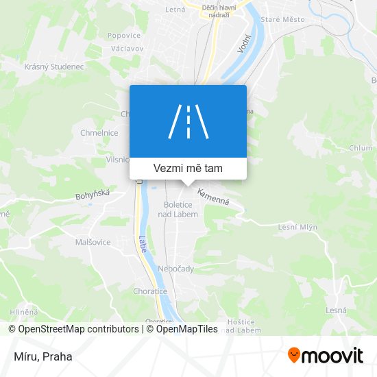 Míru mapa