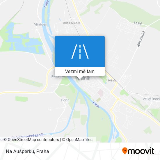 Na Aušperku mapa