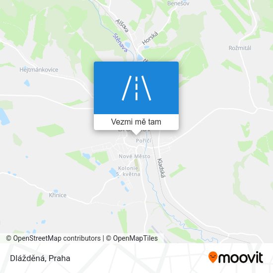 Dlážděná mapa