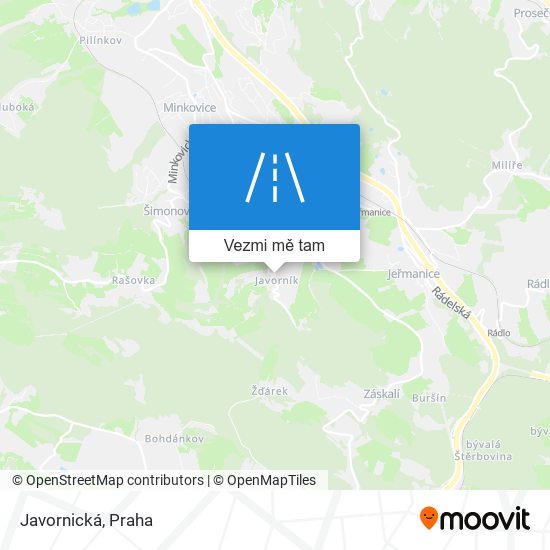 Javornická mapa