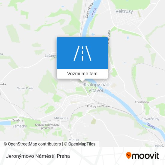 Jeronýmovo Náměstí mapa
