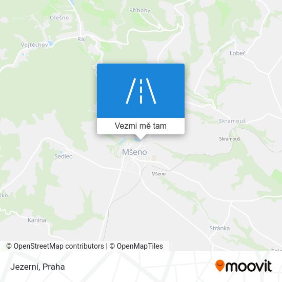 Jezerní mapa