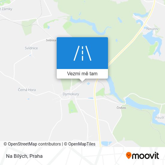 Na Bílých mapa