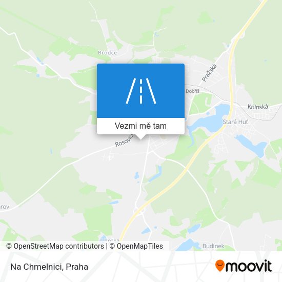 Na Chmelnici mapa