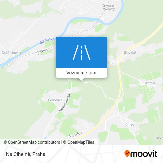 Na Cihelně mapa