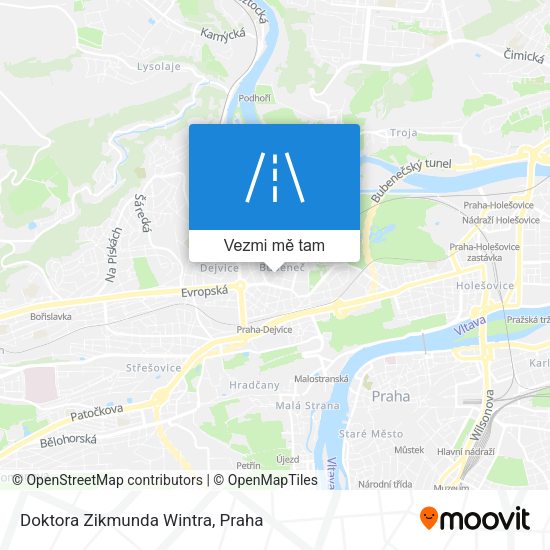 Doktora Zikmunda Wintra mapa
