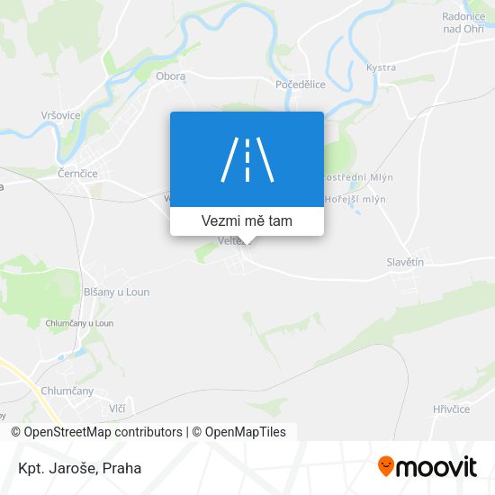 Kpt. Jaroše mapa