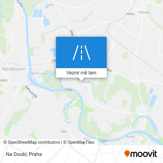 Na Doubí mapa