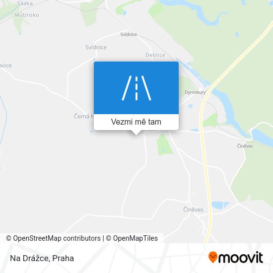 Na Drážce mapa