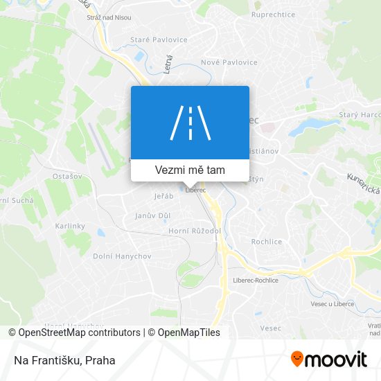 Na Františku mapa