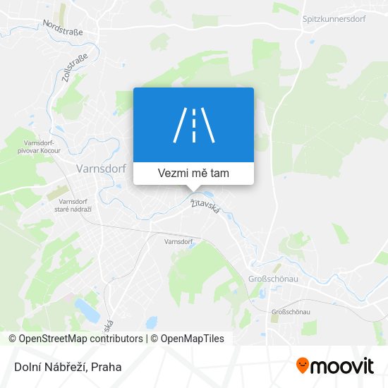 Dolní Nábřeží mapa