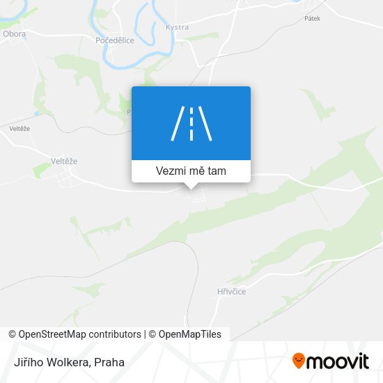 Jiřího Wolkera mapa