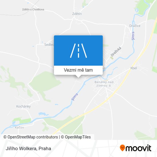 Jiřího Wolkera mapa