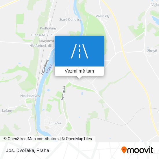 Jos. Dvořáka mapa