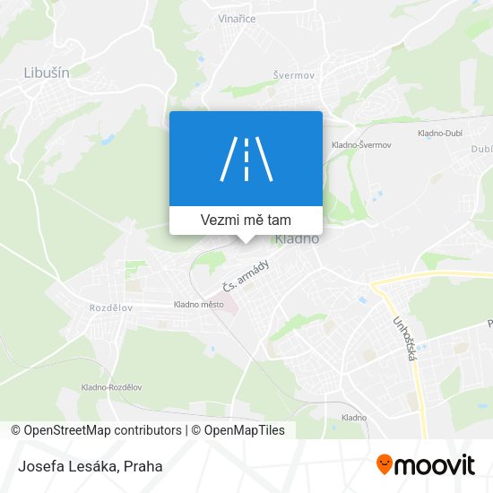 Josefa Lesáka mapa