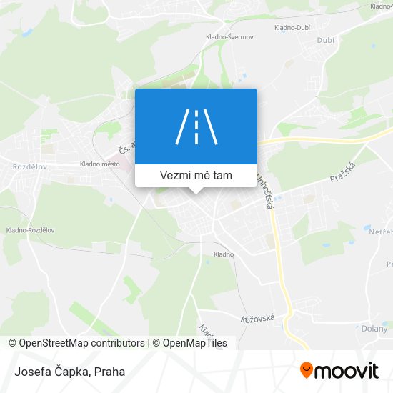 Josefa Čapka mapa
