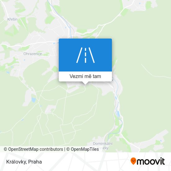 Královky mapa