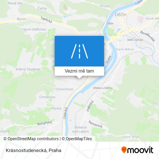 Krásnostudenecká mapa