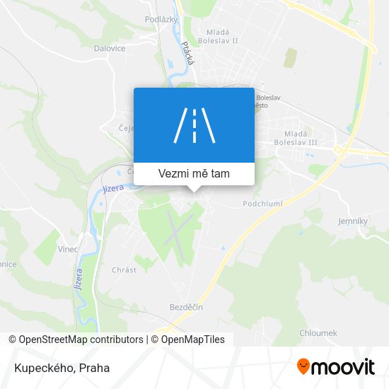 Kupeckého mapa