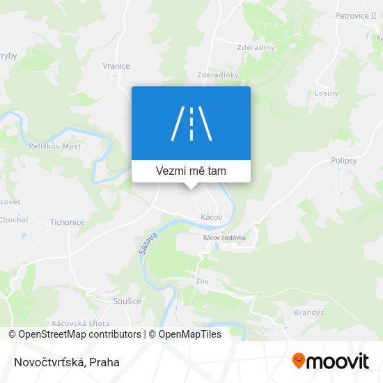 Novočtvrťská mapa