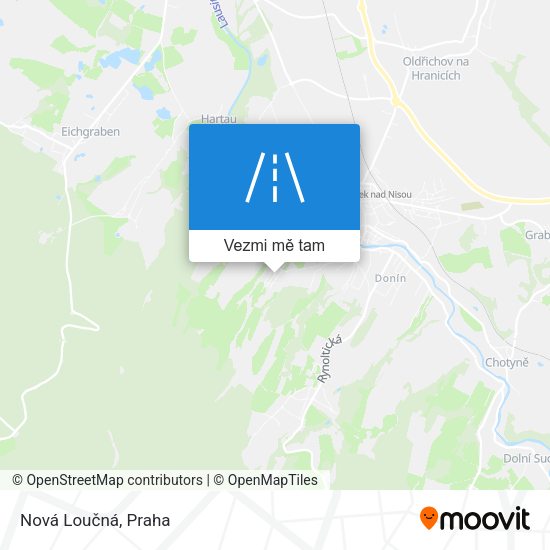 Nová Loučná mapa