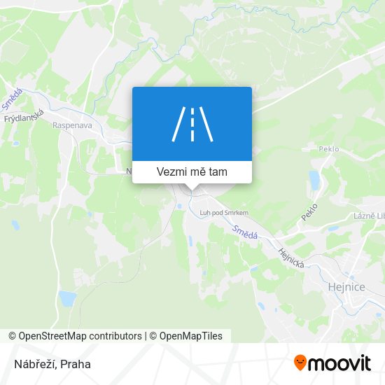 Nábřeží mapa
