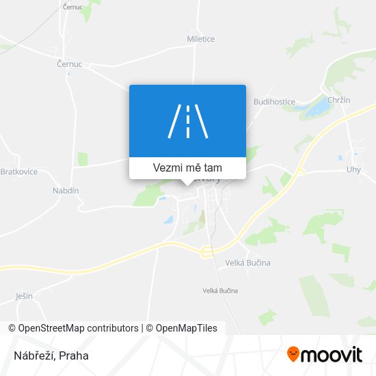 Nábřeží mapa