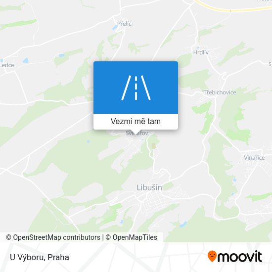 U Výboru mapa