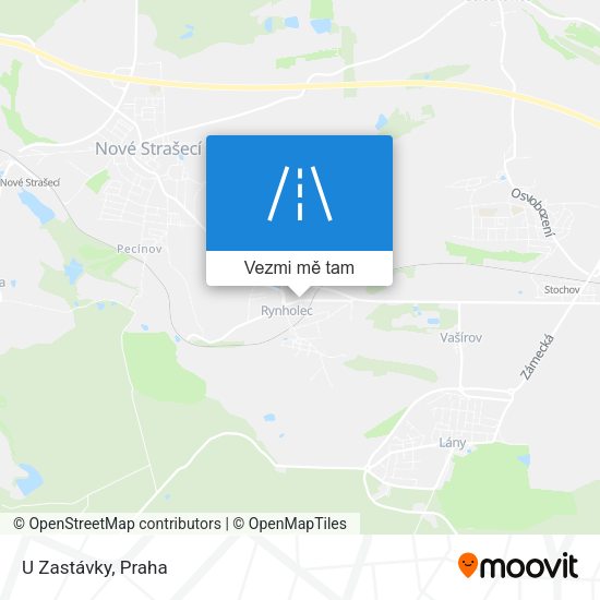 U Zastávky mapa