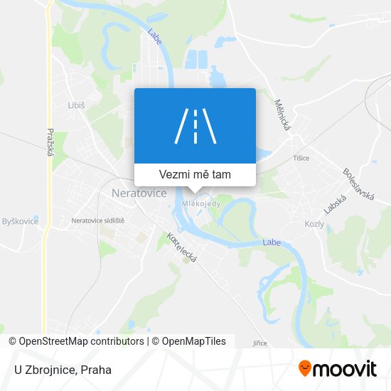 U Zbrojnice mapa